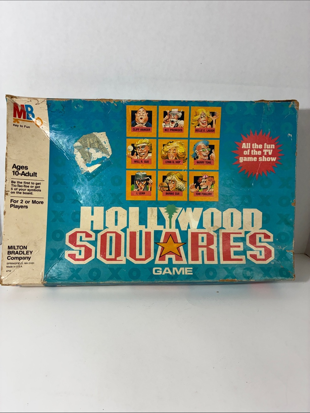1986 HOLLYWOOD SQUARES BOARD GAME